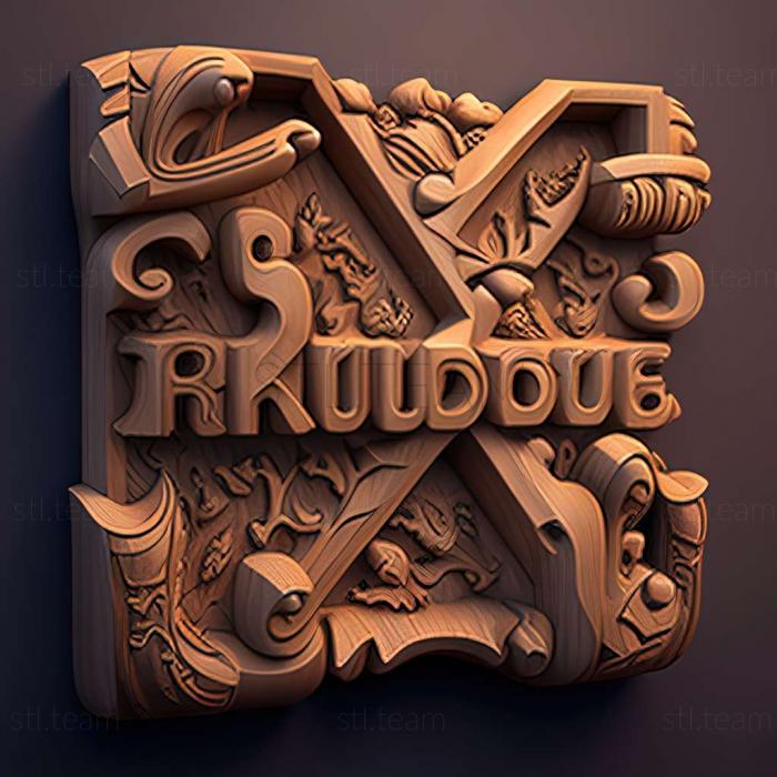 3D model Puzzle Kingdoms game (STL)